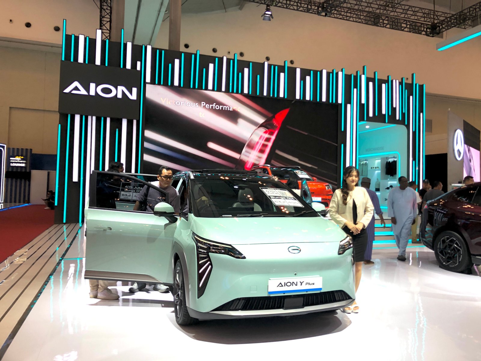 Aion Indonesia menghadirkan fitur Android Auto pada Aion Y Plus. Foto: apakabar.co.id/DF