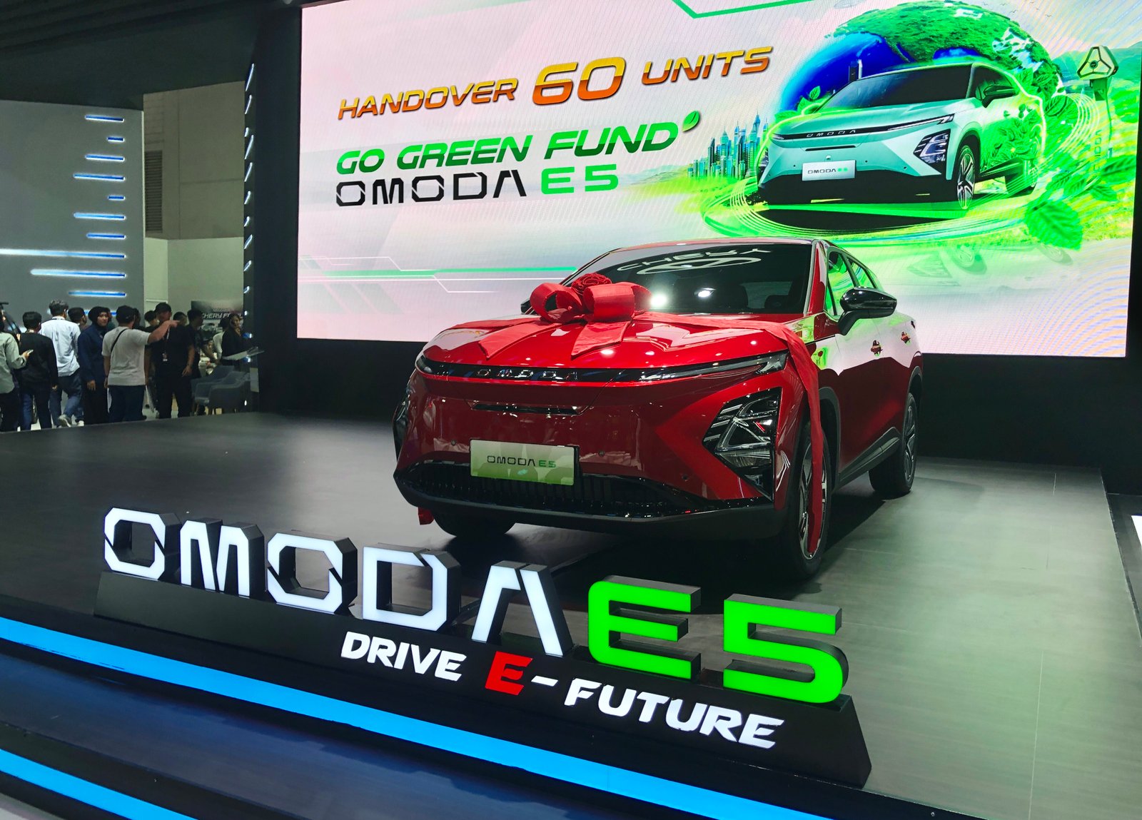 Puluhan Chery Omoda E5 akan menjadi mobil operasional PT Bank Syariah Indonesia (BSI). Foto: apakabar.co.id/DF