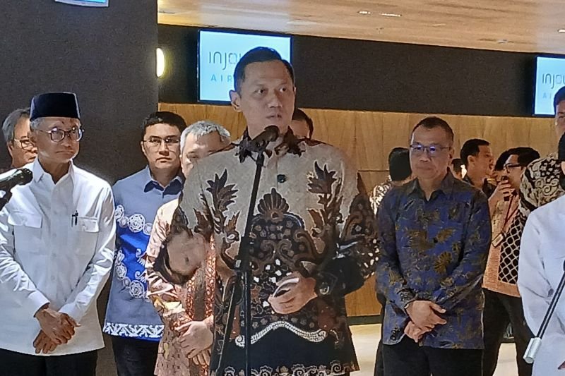 Menteri Koordinator Bidang Infrastruktur dan Pembangunan Kewilayahan Agus Harimurti Yudhoyono (AHY). Foto: Antara