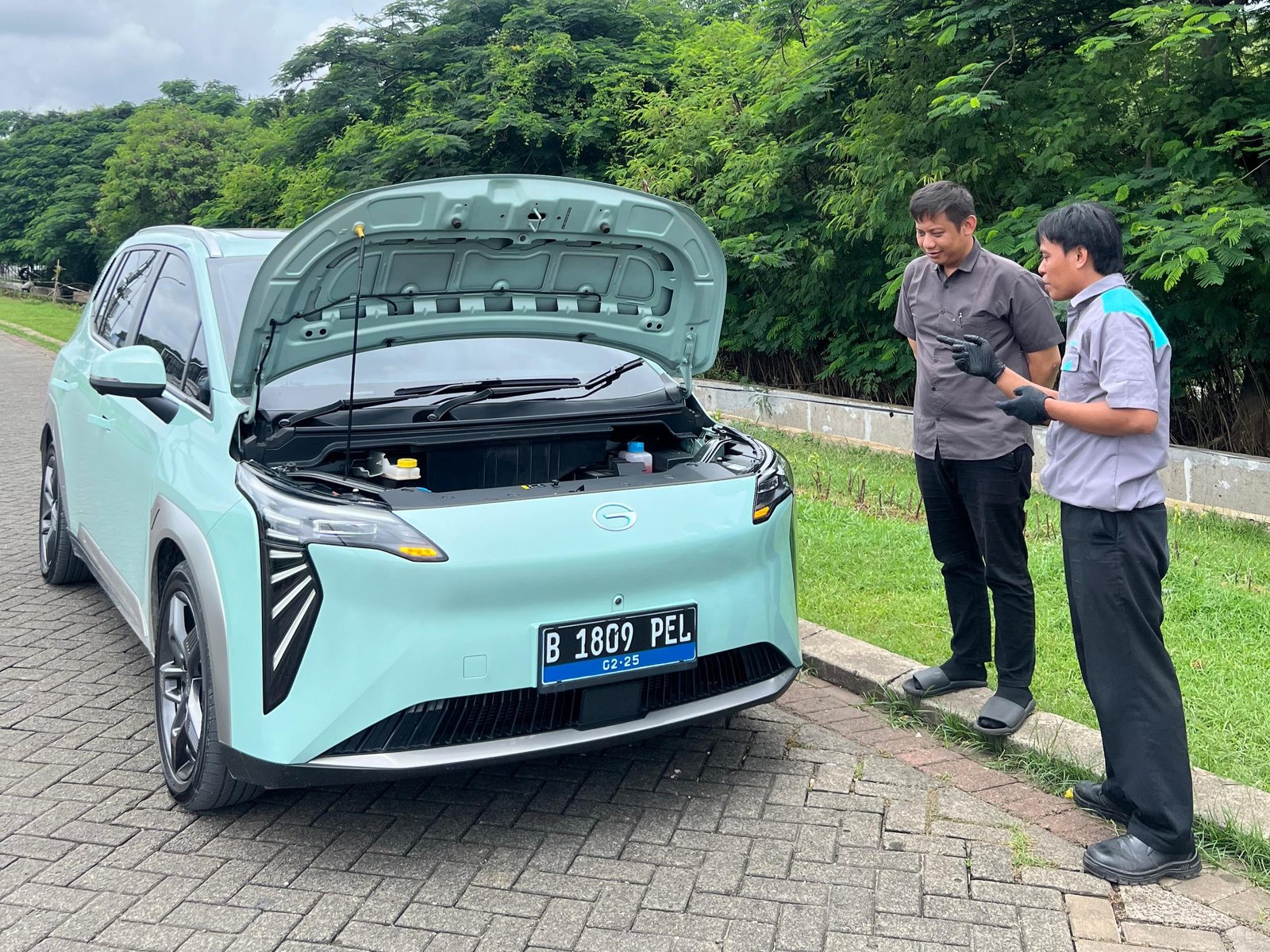 Bengkel Siaga Aion tersebar di lokasi strategis jalur mudik lebaran 2025. Foto: dok. Aion