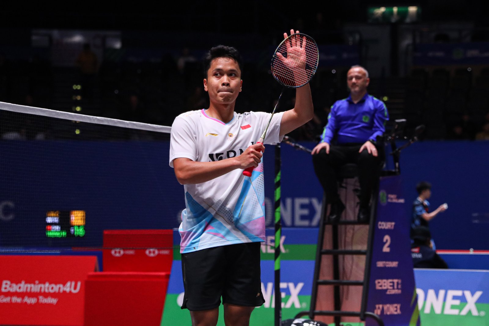 Tunggal putra Indonesia, Anthony Sinisuka Ginting. Foto: PBSI