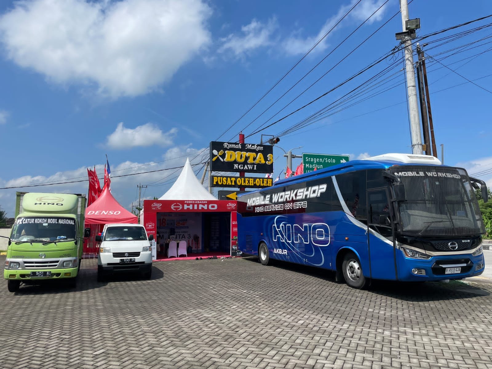 Hino Posko Lebaran 2025 berlokasi di 18 wilayah dari Sumatra hingga Jawa. Foto: dok. HMSI