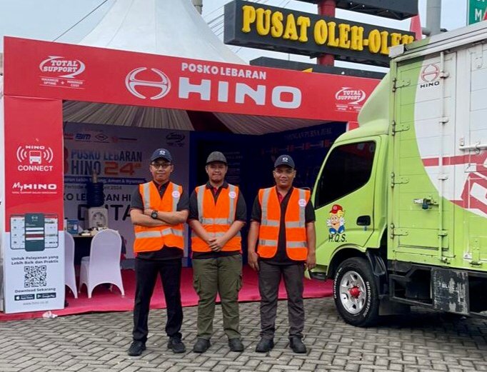 Hino menyediakan total 18 Posko Lebaran 2025 yang tersebar mulai dari Sumatra Utara hingga Jawa Timur. Foto: dok. Hino