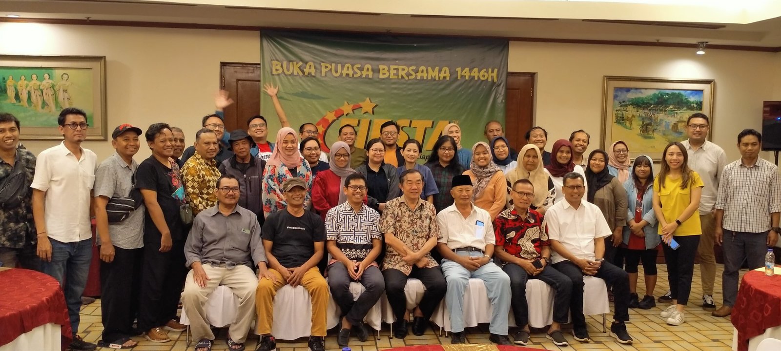 Fiesta dan Wartawan Solo buka bersama alam mendukung program pangan bergizi bagi masyarakat di di Hotel Lorin Solo, Sabtu (8/3). Foto: apakabar.co.id/Fernando Fitusia 