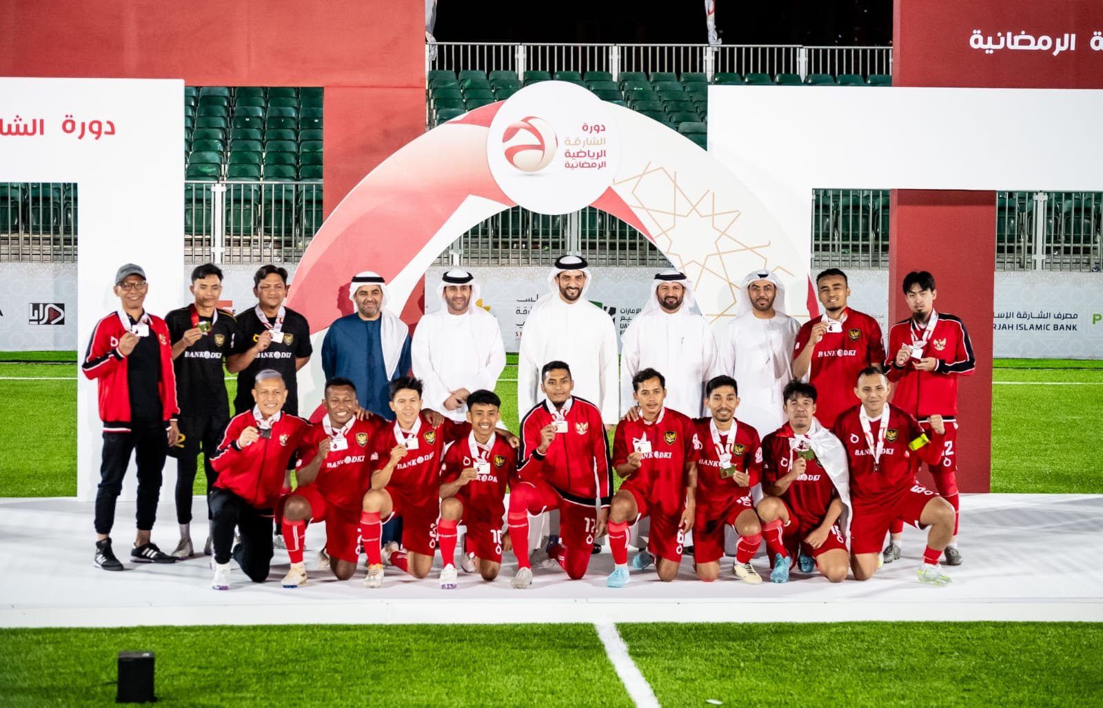 Timnas Minifootball Indonesia sukses keluar sebagai runner up di turnamen Asian Mini Football Nations Cup 2025 di Dubai, Uni Emirat Arab, Minggu (9/2).