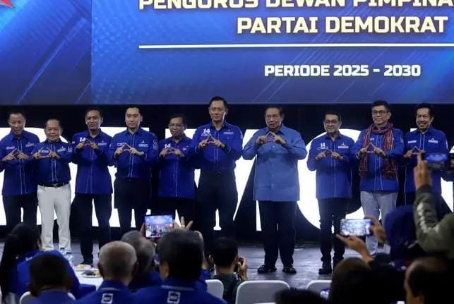 AHY Umumkan Struktur Kepengurusan Baru Partai Demokrat 2025-2030, SBY Kembali Pimpin Majelis Tinggi