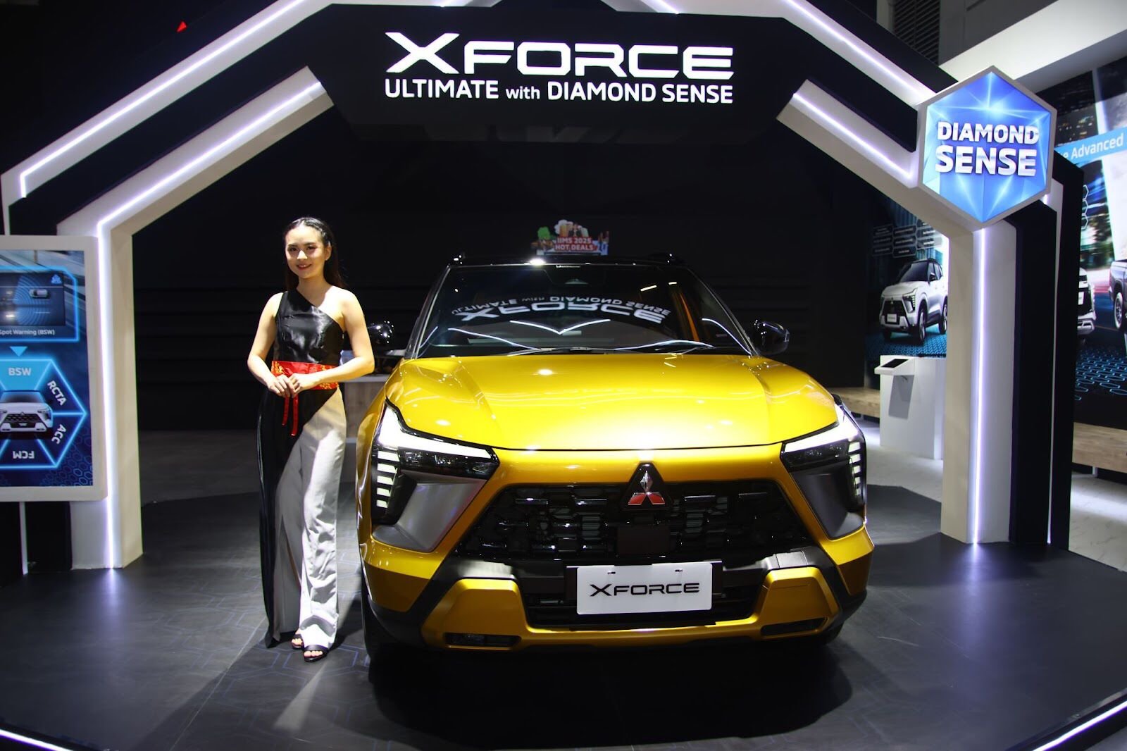 Mitsubishi XFORCE jadi primadona di ajang IIMS 2025. Foto: apakabar.co.id/Farhan