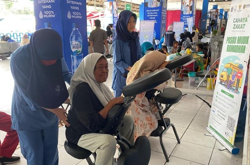 Pemberdayaan Disabilitas, Terminal Kampung Rambutan Hadirkan Pijat Gratis Layani Pemudik