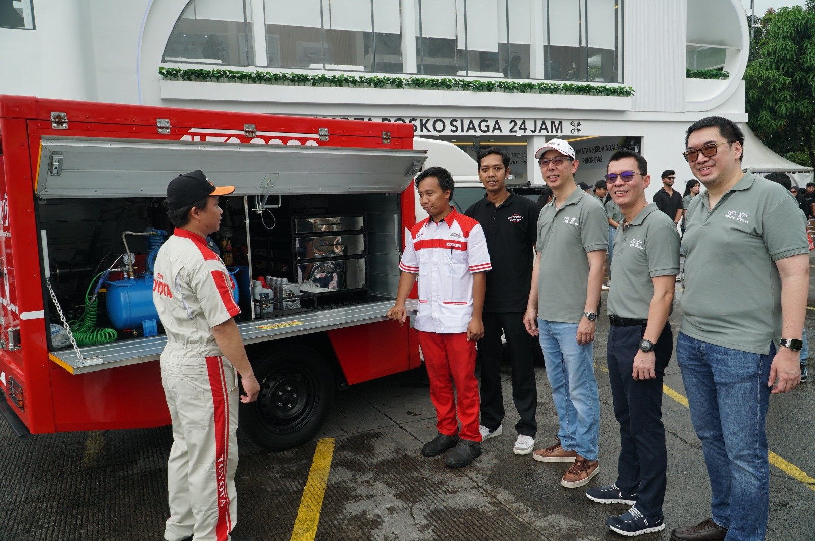 Toyota Poskota Siaga 2025 hadir di jalur mudik nasional. Foto: dok. TAM