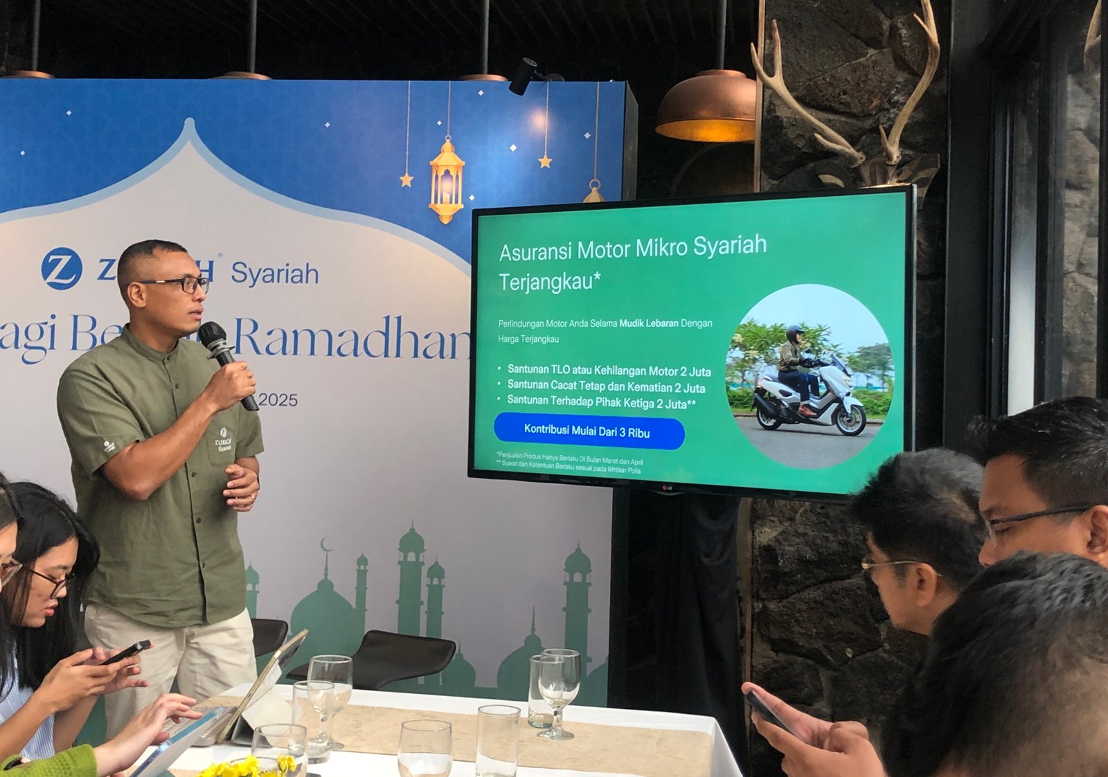 Zurich Syariah perluas perlindungan melalui Asuransi Mikro Kendaraan Bermotor mulai dari Rp 3000. Foto: apakabar.co.id/DF