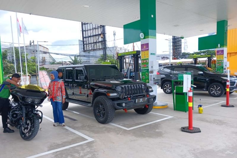 SPBU bp resmikan jaringan pertamanya di Bandung, Jawa Barat. Foto: BP