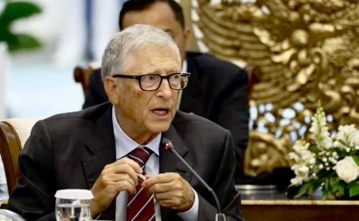 Pendiri Microsoft dan tokoh filantropi dunia Bill Gates.  Foto: Antara