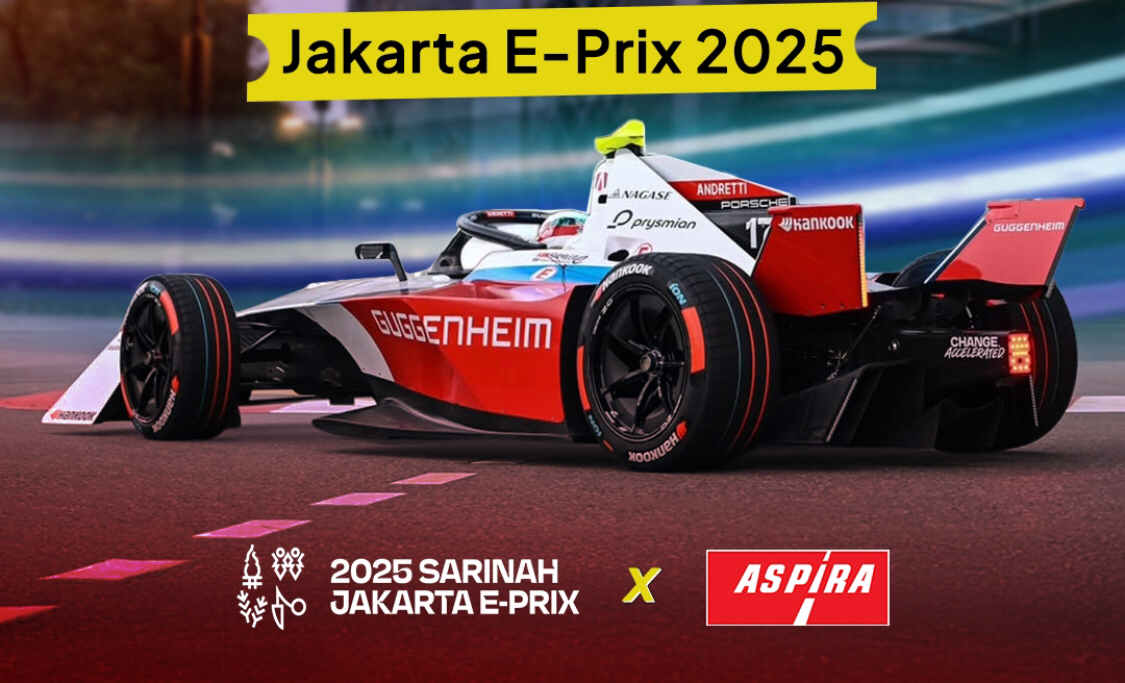 Aspira Dukung Balapan Mobil Listrik Formula E Jakarta 2025