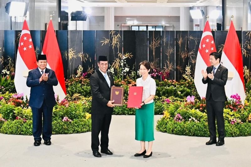RI-Singapura Kerja Sama Keamanan Pangan dan Teknologi Pertanian