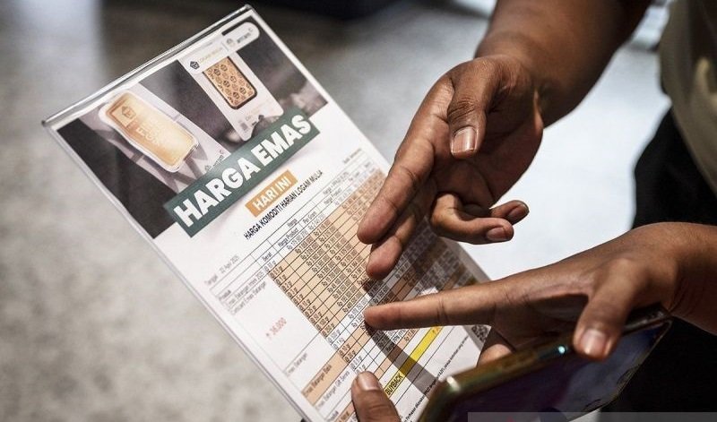 Harga Emas Antam Naik 5 Hari Beruntun, Sentuh Rp1,96 Juta per Gram