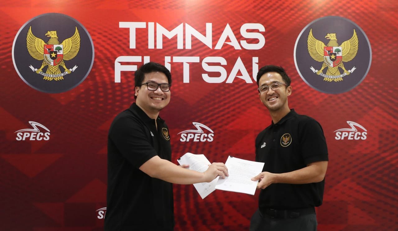 Timnas Futsal Indonesia Tetap Ditemani Specs hingga 2026