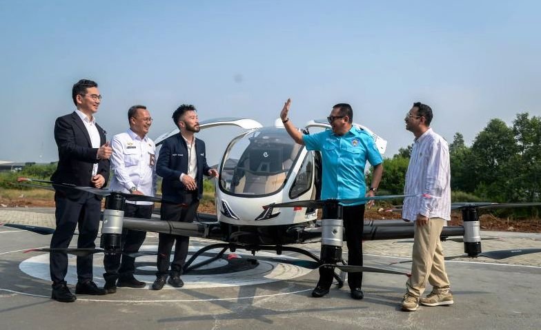 Uji Coba Sukses, Taksi Terbang Akan Beroperasi di IKN