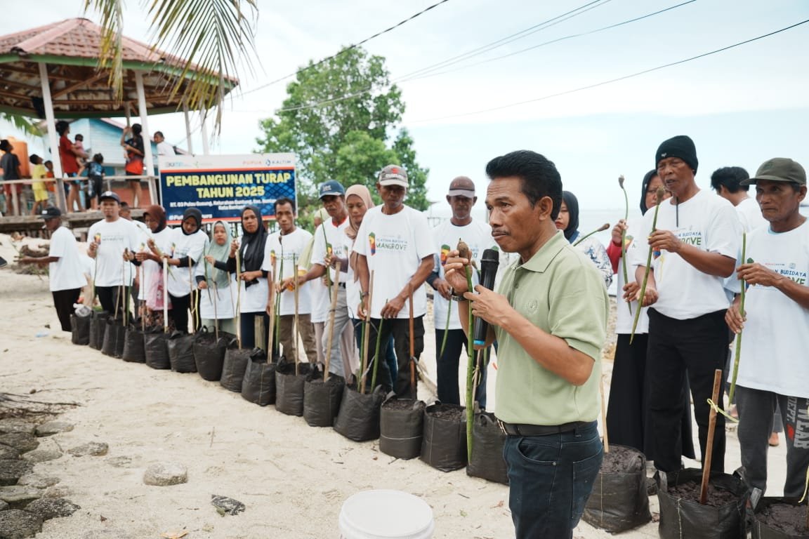 Pupuk Kaltim Latih Warga Gusung Budidaya Mangrove