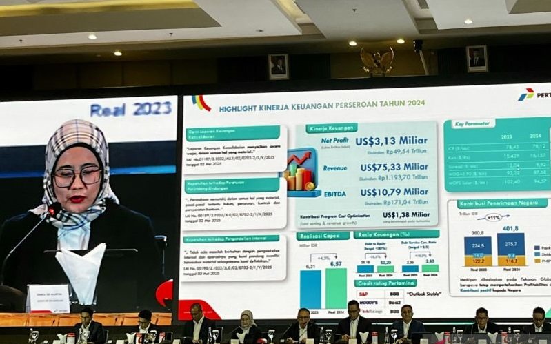 Hadapi Tantangan Global, Pertamina Catat Laba Rp49,54 Triliun di 2024