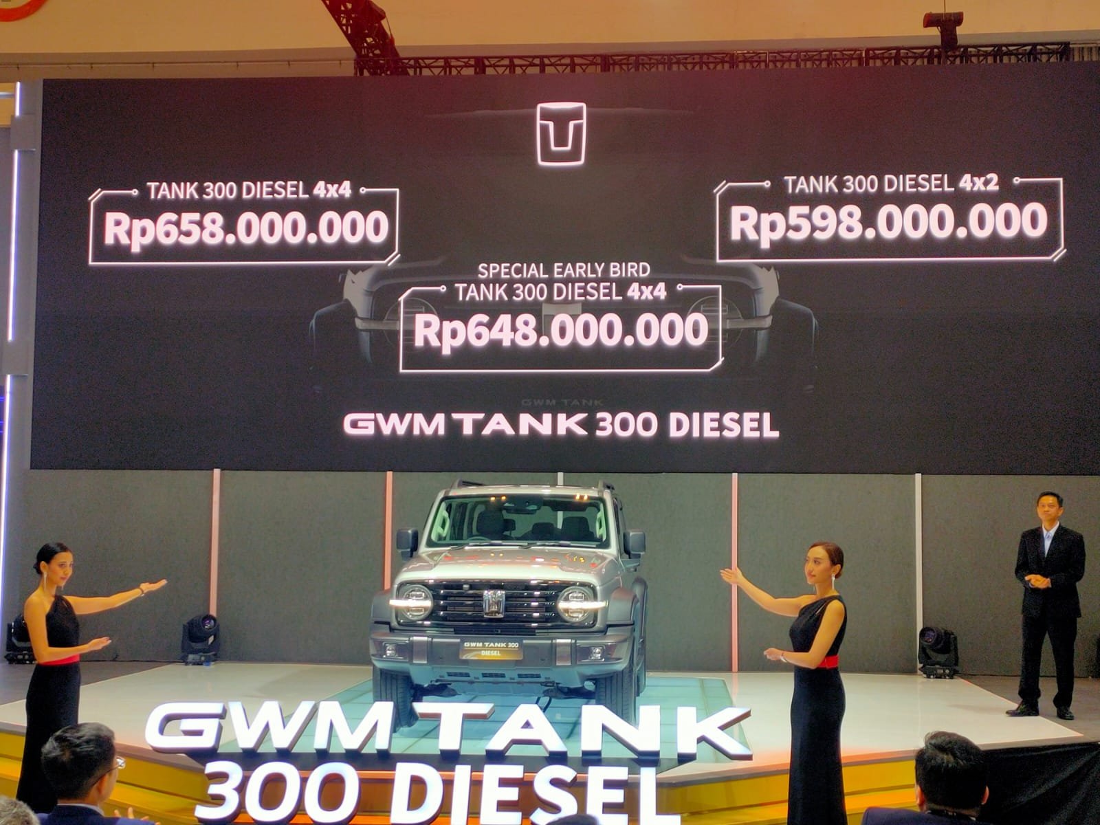 GWM Tank 300 Diesel Meluncur di GIIAS 2025, Segini Harganya