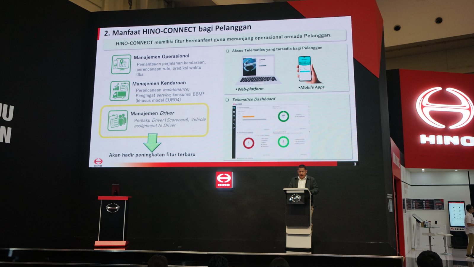 GIIAS 2025: Hino Rilis Aplikasi Hino Connect Driver, Bantu Pelanggan Kelola Armadanya