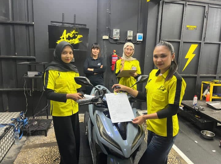 Kisah Inspiratif Para Srikandi yang Jadi Ujung Tombak Bengkel Art N’ Speed