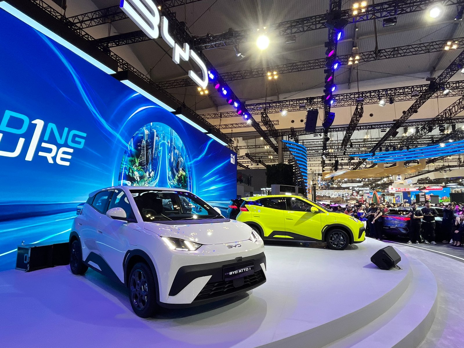 BYD resmi memperkenalkan Atto 1 di ajang GIIAS 2025. Foto: dok. apakabar.co.id/Farhan