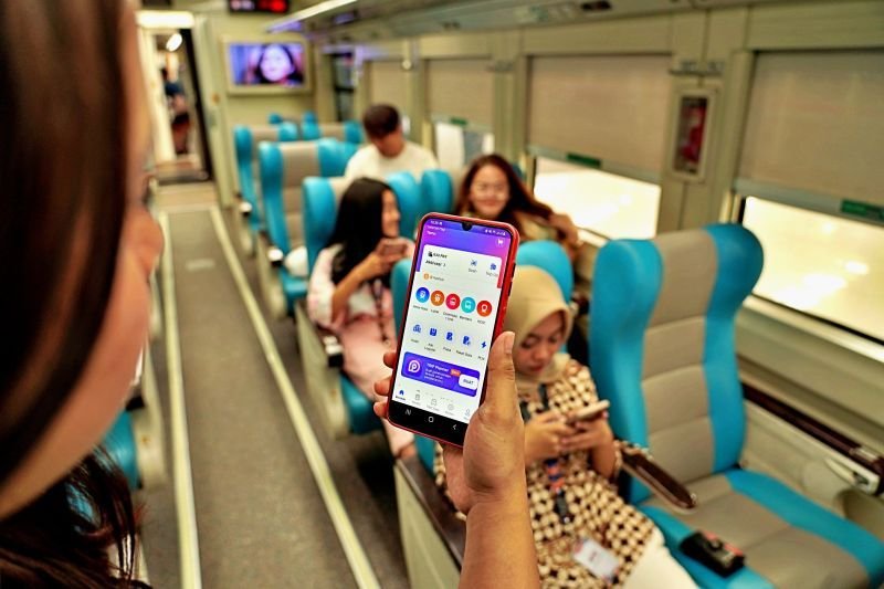 Aplikasi KAI Catat 14,94 Juta Transaksi Tiket Periode Januari-Juli 2025